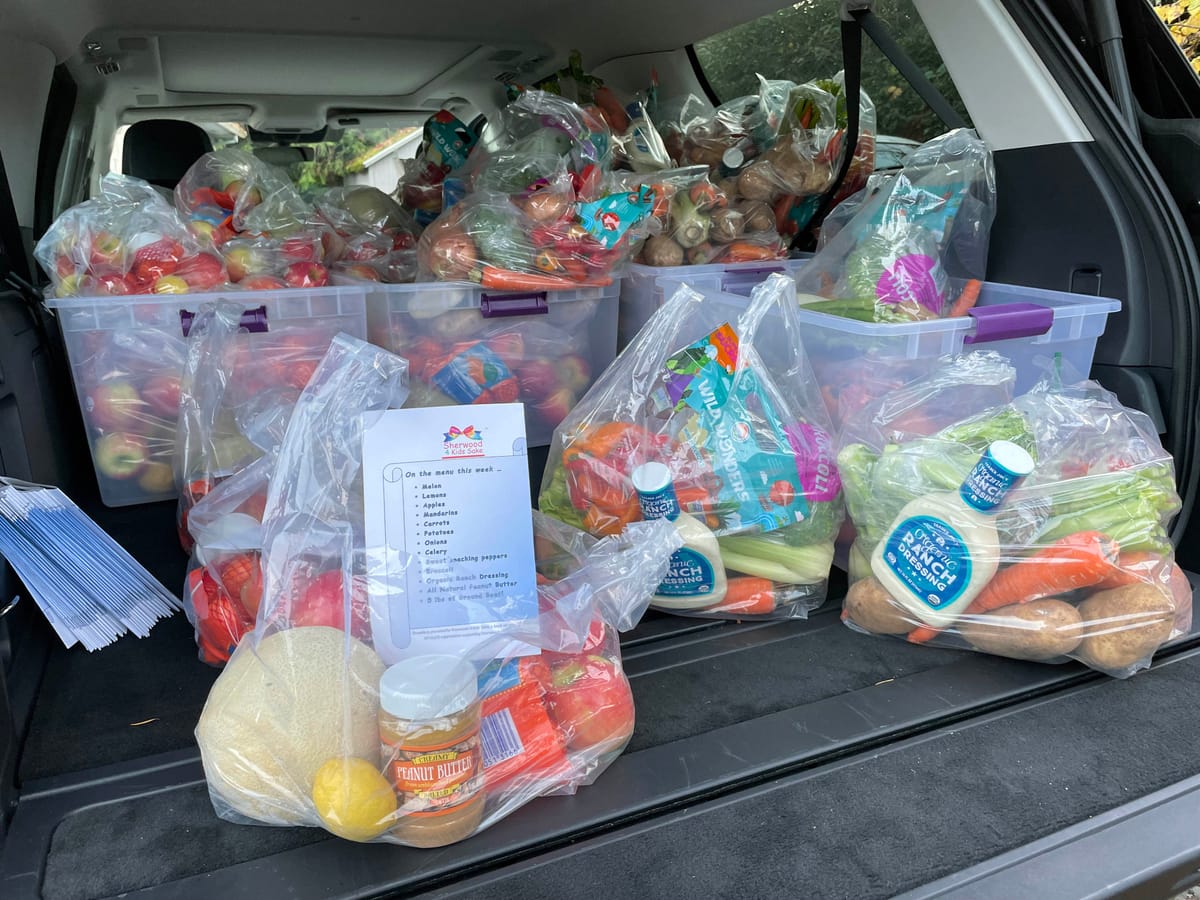 Sherwood 4 Kids Sake pivots to food distribution