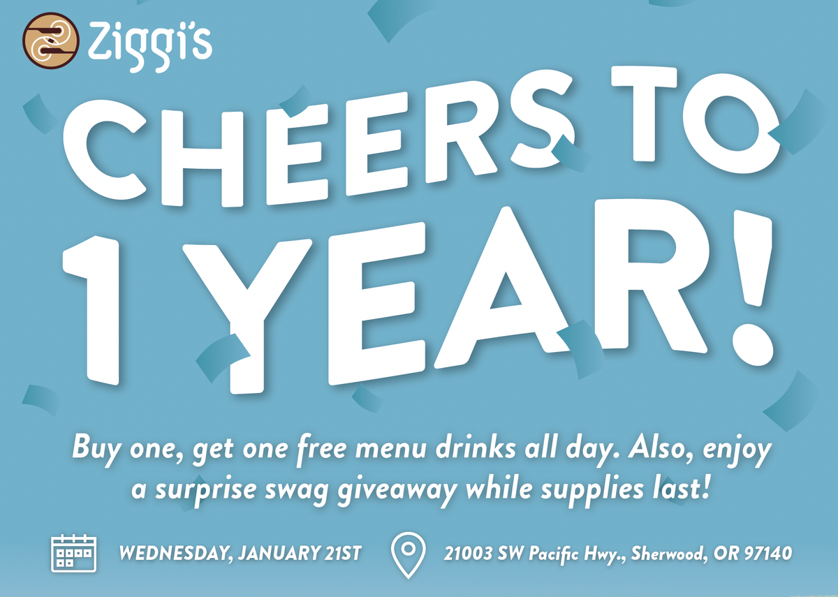 Ziggi’s Coffee celebrates one year in Sherwood