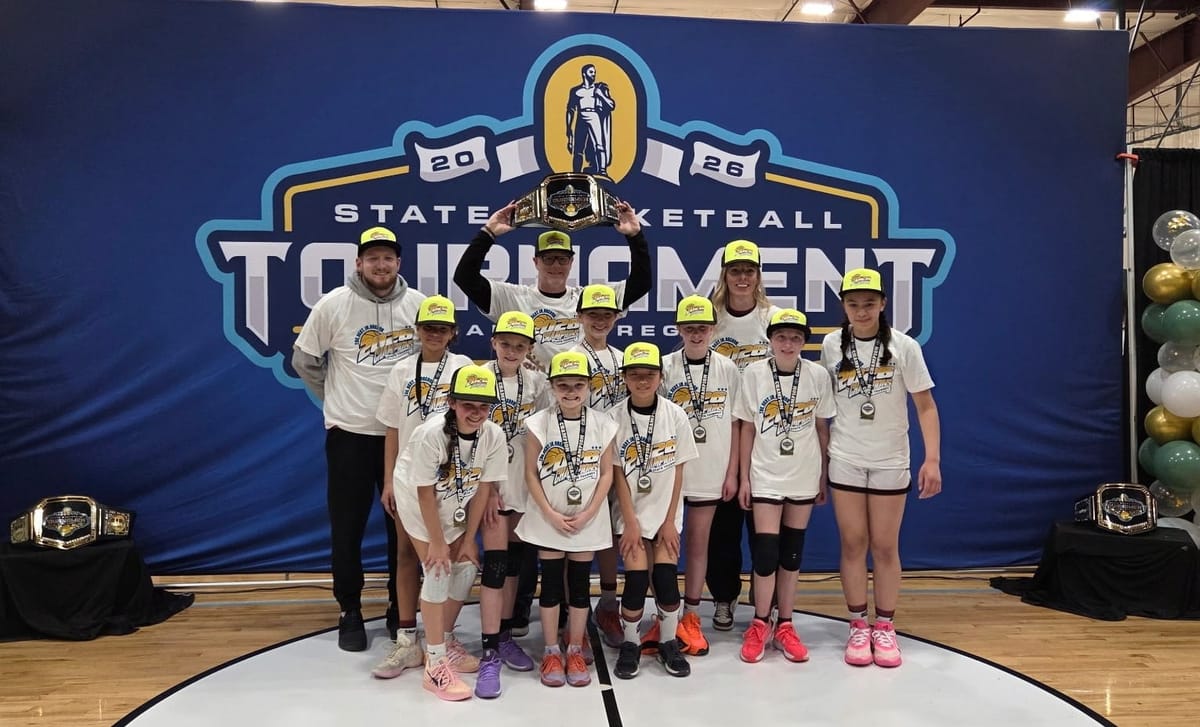 Sherwood 5th grade girls Crimson basketball team wins state tournament