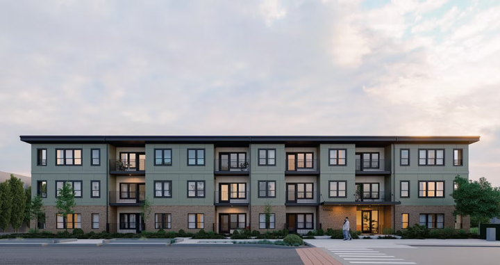 Rock Point Construction building apartments in Old Town Sherwood