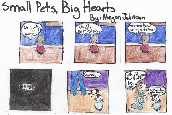 April Comic: Small Pets, Big Hearts