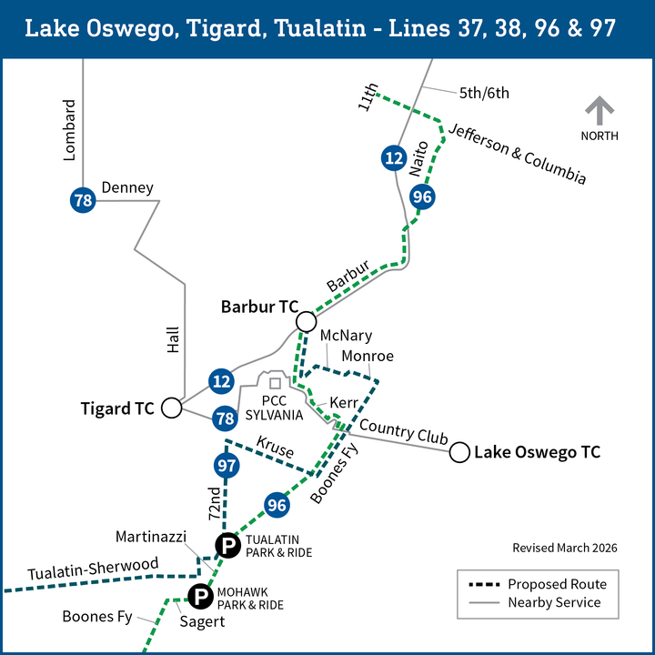 TriMet proposes saving Sherwood’s Line 97 with new route